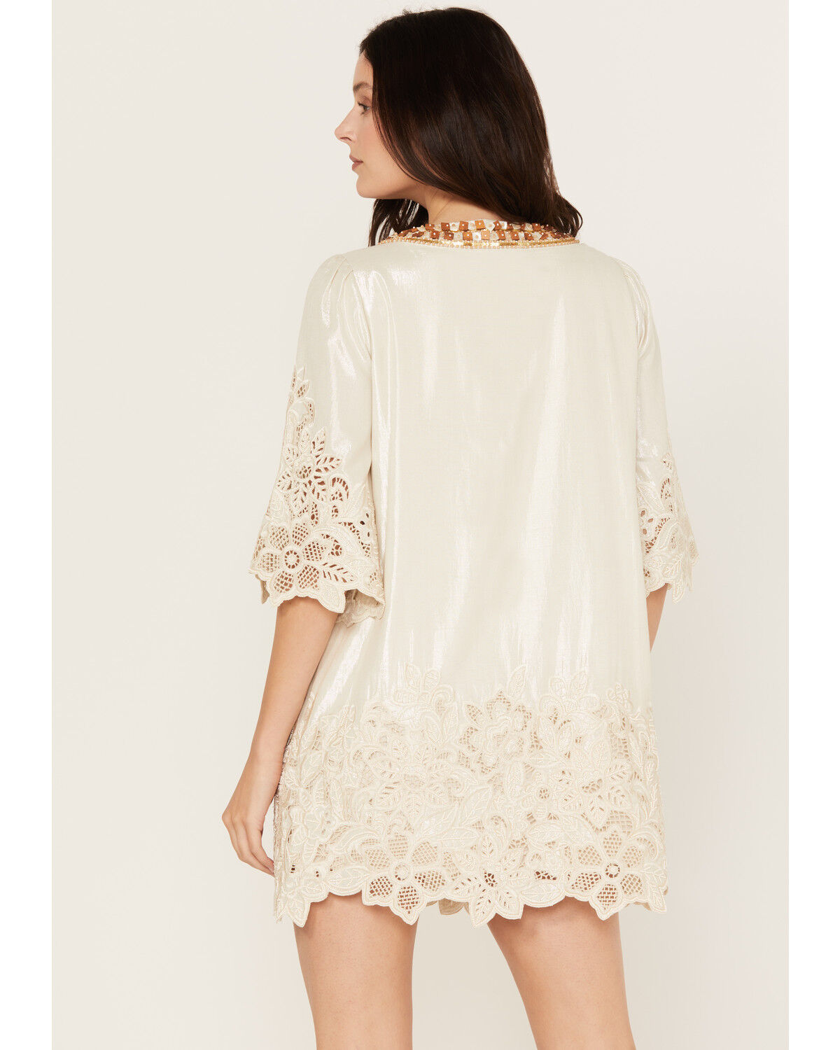 Image #4 - Shyanne Women's Bridal Mini Dress, Cream, hi-res