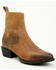 Image #1 - Cody James Men's Larsen Western Ankle Boots - Round Toe, Brown, hi-res