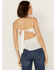 Image #4 - Shyanne Women's Lace Bustier Tank, White, hi-res