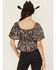 Image #4 - Originality Women's Leopard Print Short Sleeve Top, Multi, hi-res