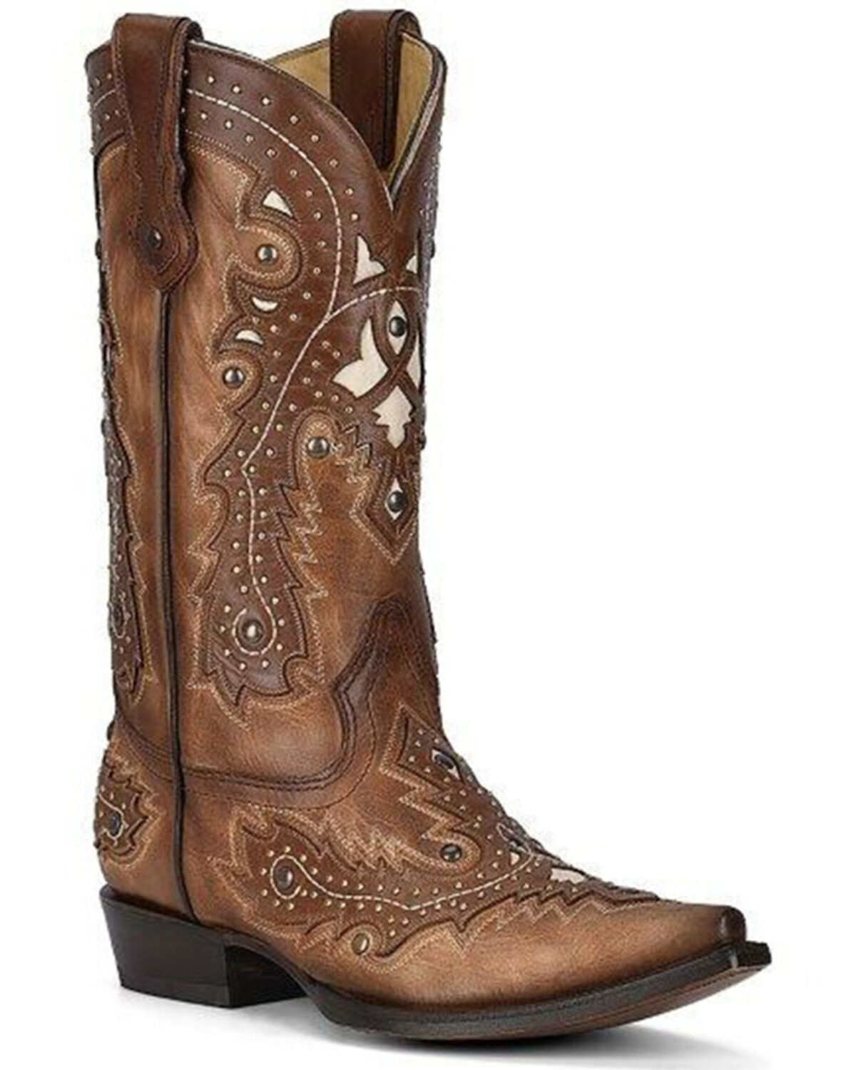 Image #1 - Corral Men's Western Boots - Snip Toe, Honey, hi-res