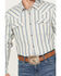 Image #3 - Cody James Men's La Cabana Striped Long Sleeve Western Snap Shirt - Big , Green, hi-res
