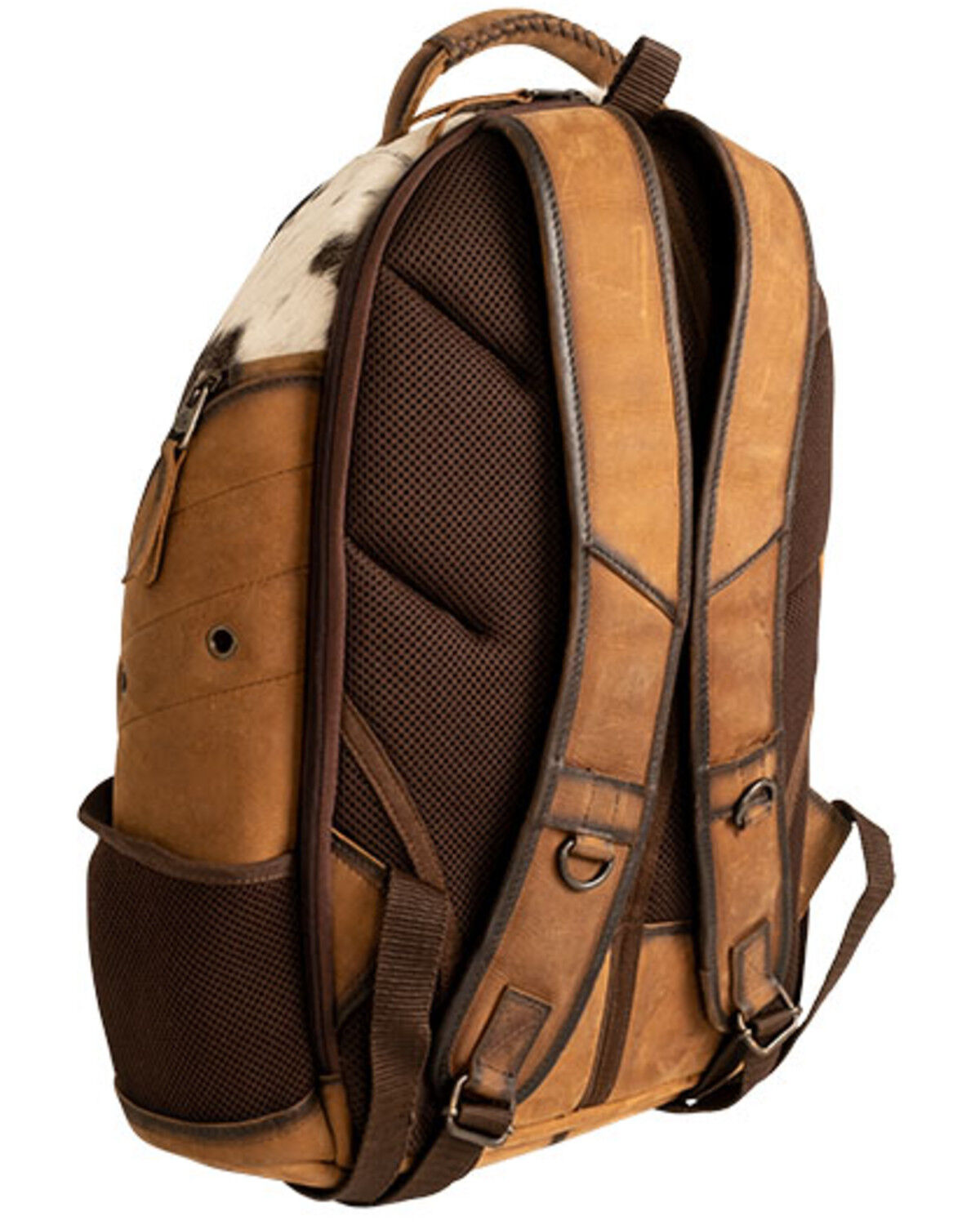 Image #3 - STS Ranchwear by Carroll Men's Cowhide Theo Backpack, Tan, hi-res
