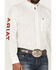 Image #3 - Ariat Men's Team King Geo Print Long Sleeve Button-Down Western Shirt, White, hi-res