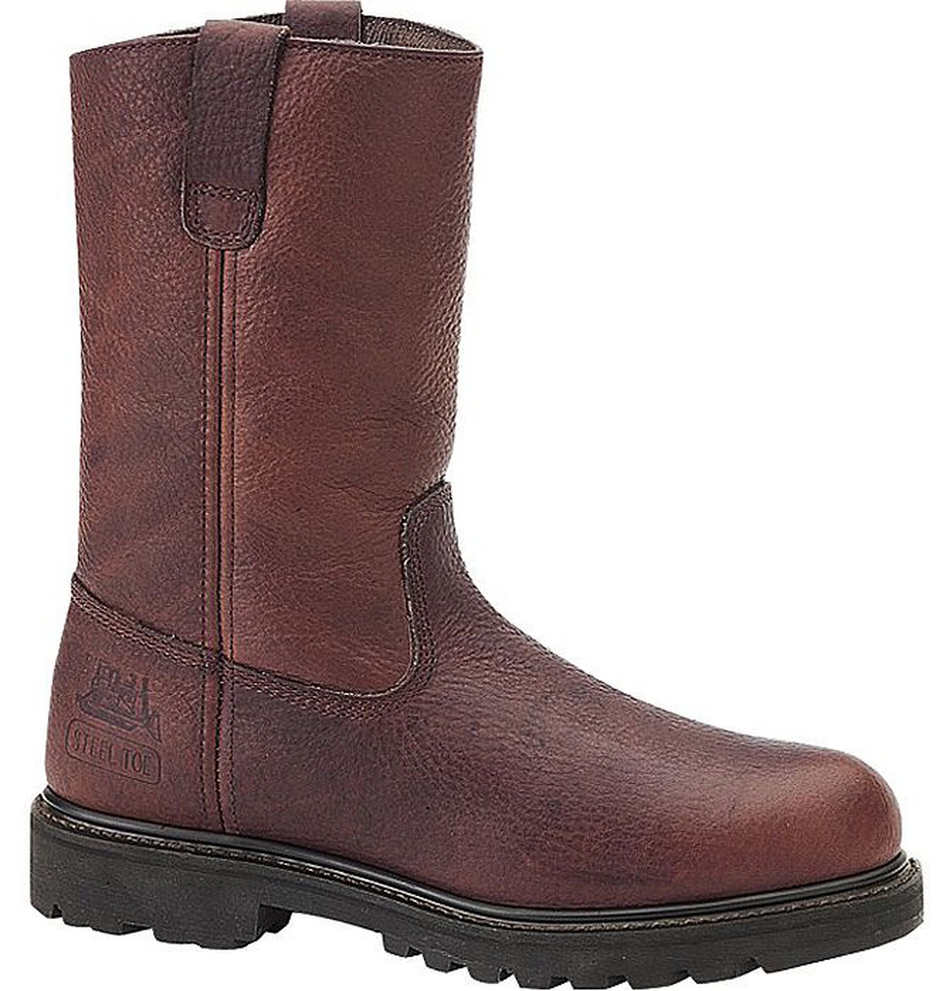 Caterpillar pull on work boots hotsell