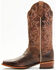 Image #3 - Shyanne Women's Cassidy Spice Combo Leather Western Boots - Square Toe , Brown, hi-res