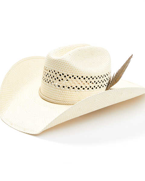 Justin Waco 50X Straw Cowboy Hat , Ivory, hi-res