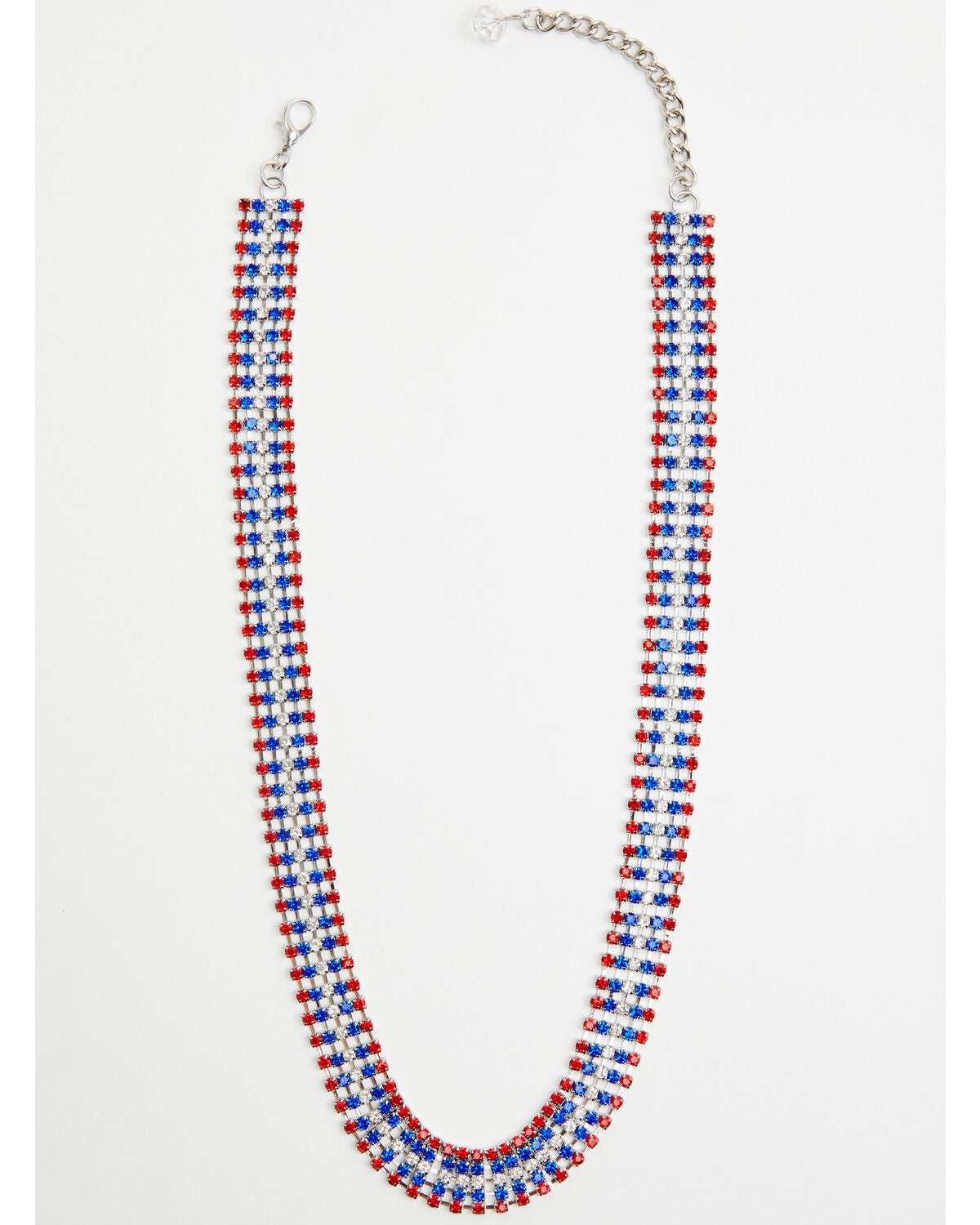 Image #3 - Austin Accent Women's Patriotic Rhinestone Hat Band, Red/white/blue, hi-res