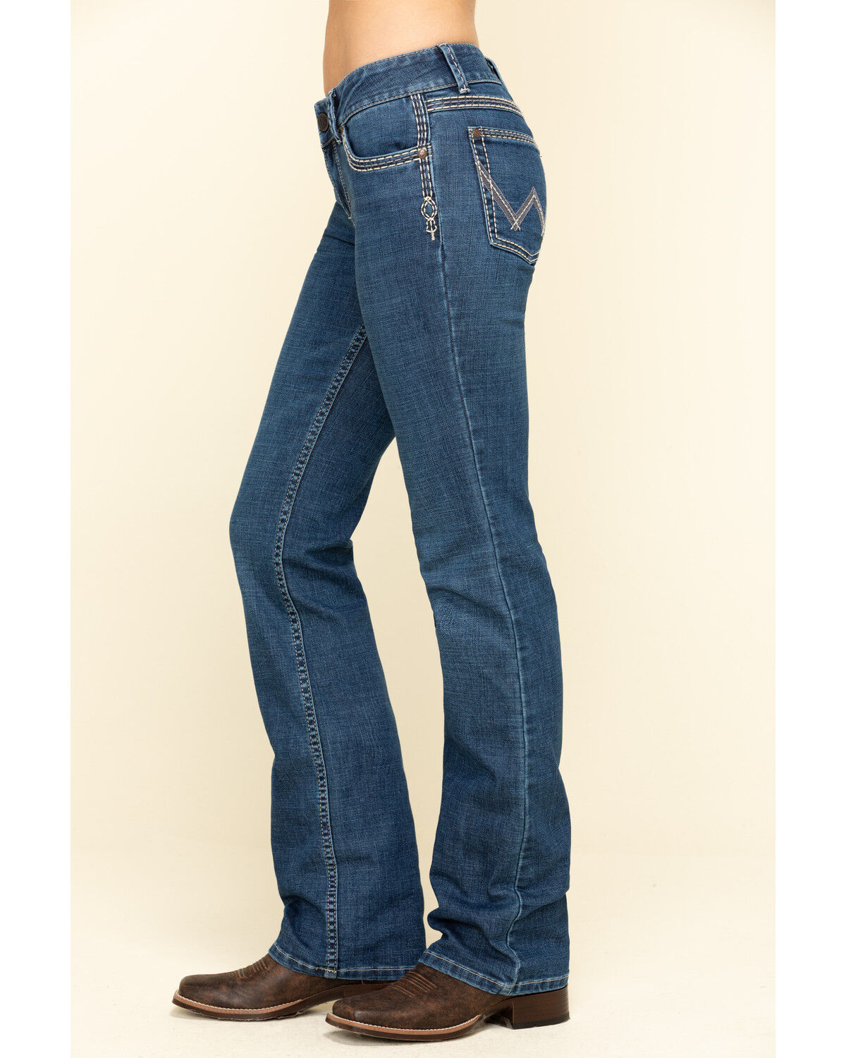 jeans bootcut low waist