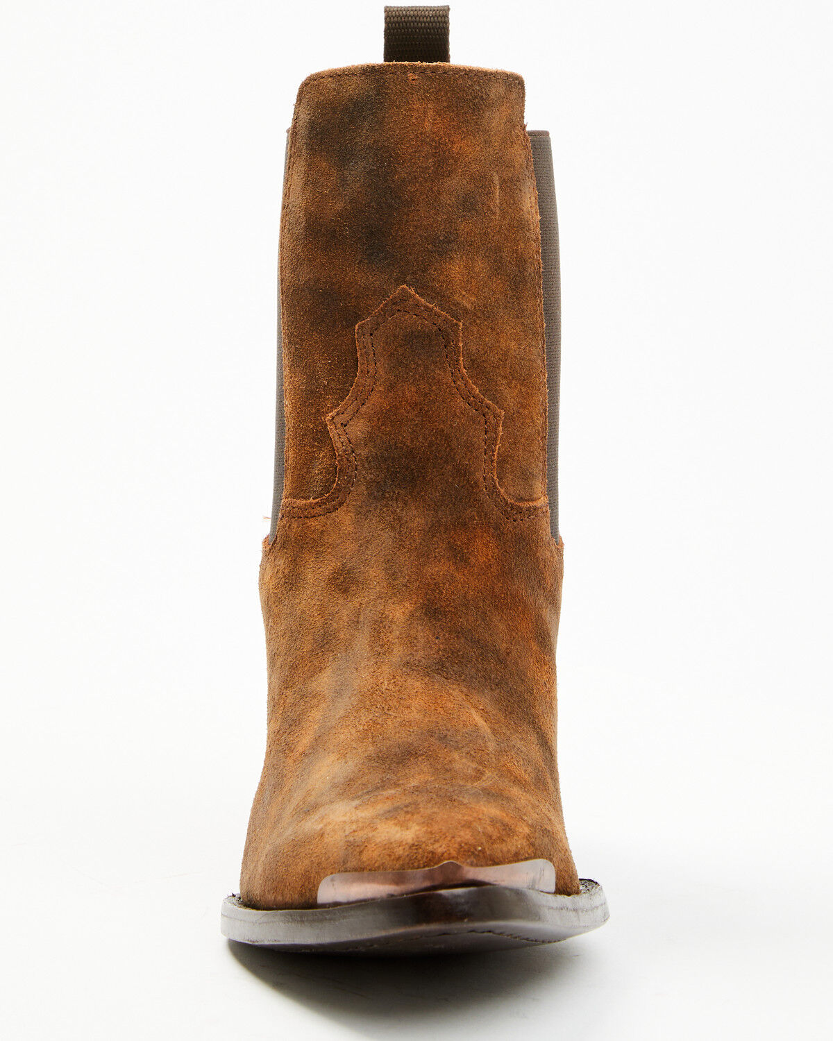 Image #4 - Ariat Women's Shiloh Suede Booties - Round Toe, Brown, hi-res