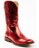 Image #1 - Shyanne Girls' Flashy Western Boots - Broad Square Toe, Red, hi-res
