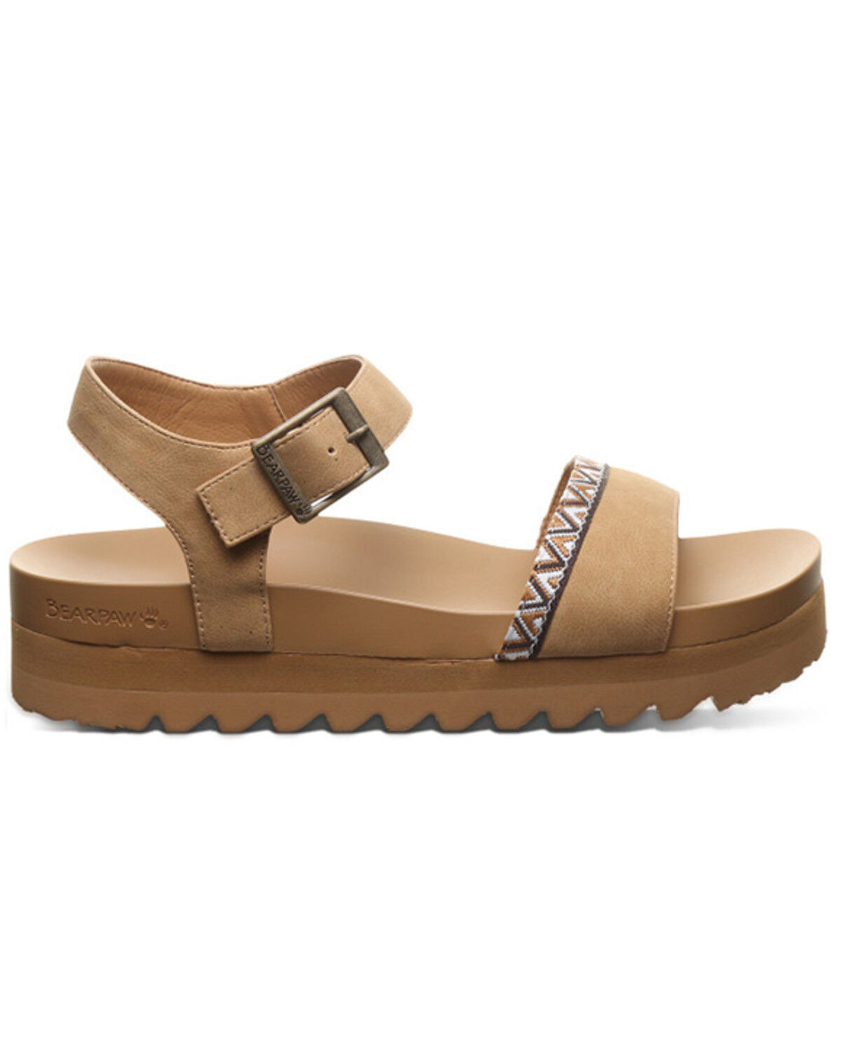 Image #2 - Bearpaw Women's Orion Platform Sandals, Brown, hi-res