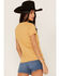 Image #4 - Bandit Women's Steer Head Graphic Tee, Mustard, hi-res