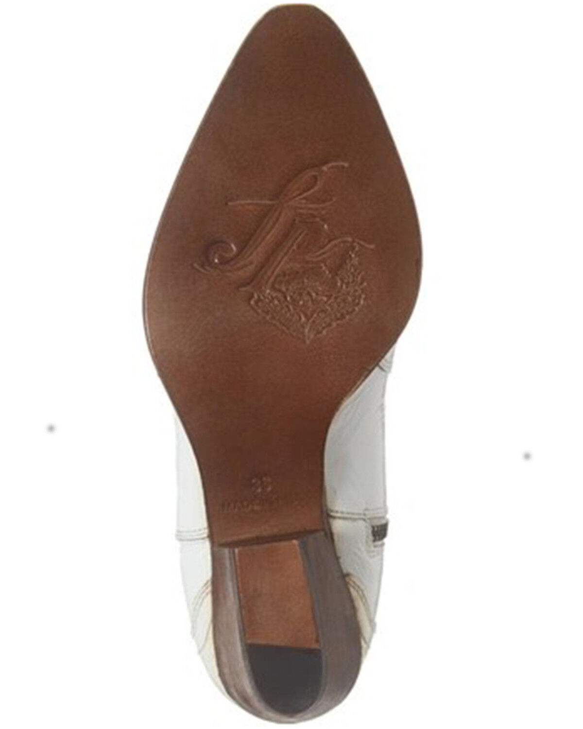 Image #6 - Free People Women's New Frontier Western Booties - Round Toe, White, hi-res