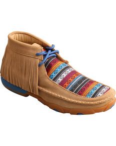 Twisted X Youth Girls' Driving Moccasins - Round Toe, Multi, hi-res