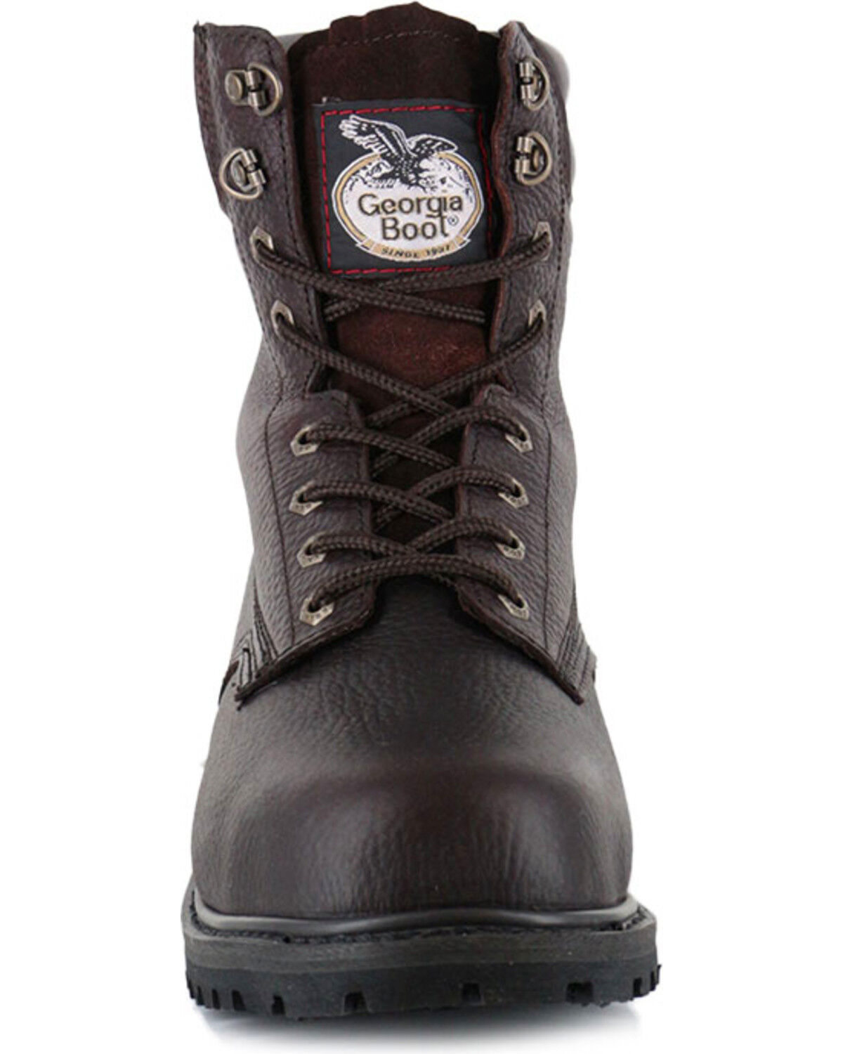 Image #4 - Georgia Boot Men's 6" Oiler Work Boots - Steel Toe, Brown, hi-res