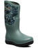 Image #1 - Bogs Women's Beo-Classic Firework Floral Rain Boots - Round Toe, Loden, hi-res