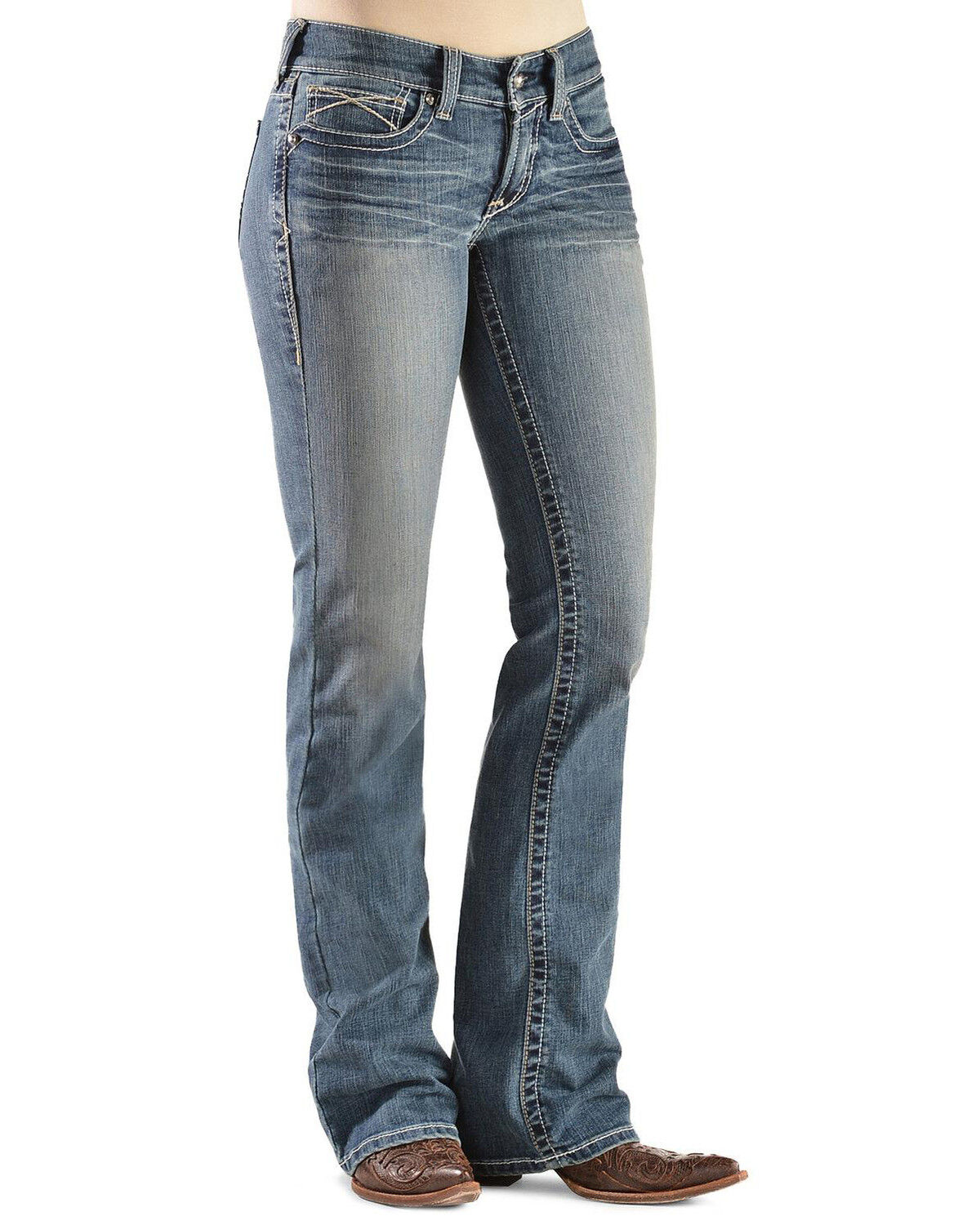 Ariat Women's R.E.A.L. Whipstitch Rainstorm Jean