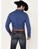 Image #4 - Ariat Men's Maxwell Geo Print Long Sleeve Button-Down Stretch Western Shirt, Blue, hi-res