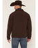 Image #4 - Rock & Roll Denim Men's Solid Softshell Trucker Jacket, Brown, hi-res