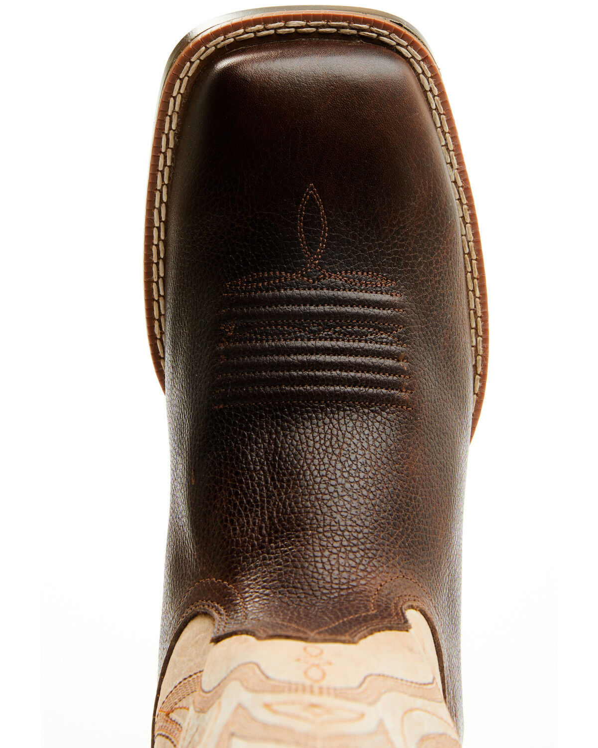 Image #6 - Cody James Men's Hoverfly Western Performance Boots - Broad Square Toe, Cream, hi-res