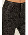 Image #2 - Vibrant Denim Women's Embellished High Rise Flare Pants, Black, hi-res