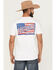 Image #1 - Smith & Wesson Men's Freedom Short Sleeve Graphic T-Shirt, White, hi-res