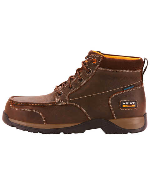 Image #2 - Ariat Men's Waterproof Edge LTE Chukka Boots - Composite Toe , Dark Brown, hi-res