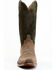 Image #4 - Lucchese Men's Distressed Shell Cowhide Western Boots - Snip Toe, Beige/khaki, hi-res