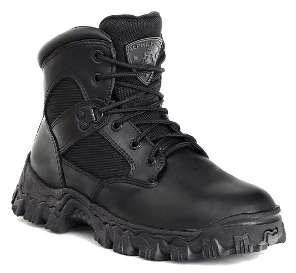 Image #1 - Rocky Men's Waterproof Duty Boots - Composite Toe, Black, hi-res