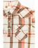 Image #2 - Shyanne Infant Girls' Plaid Print Ruffle Short Sleeve Onesie, Cream, hi-res