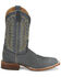 Image #2 - Justin Men's Rancho Western Boots - Broad Square Toe, Grey, hi-res
