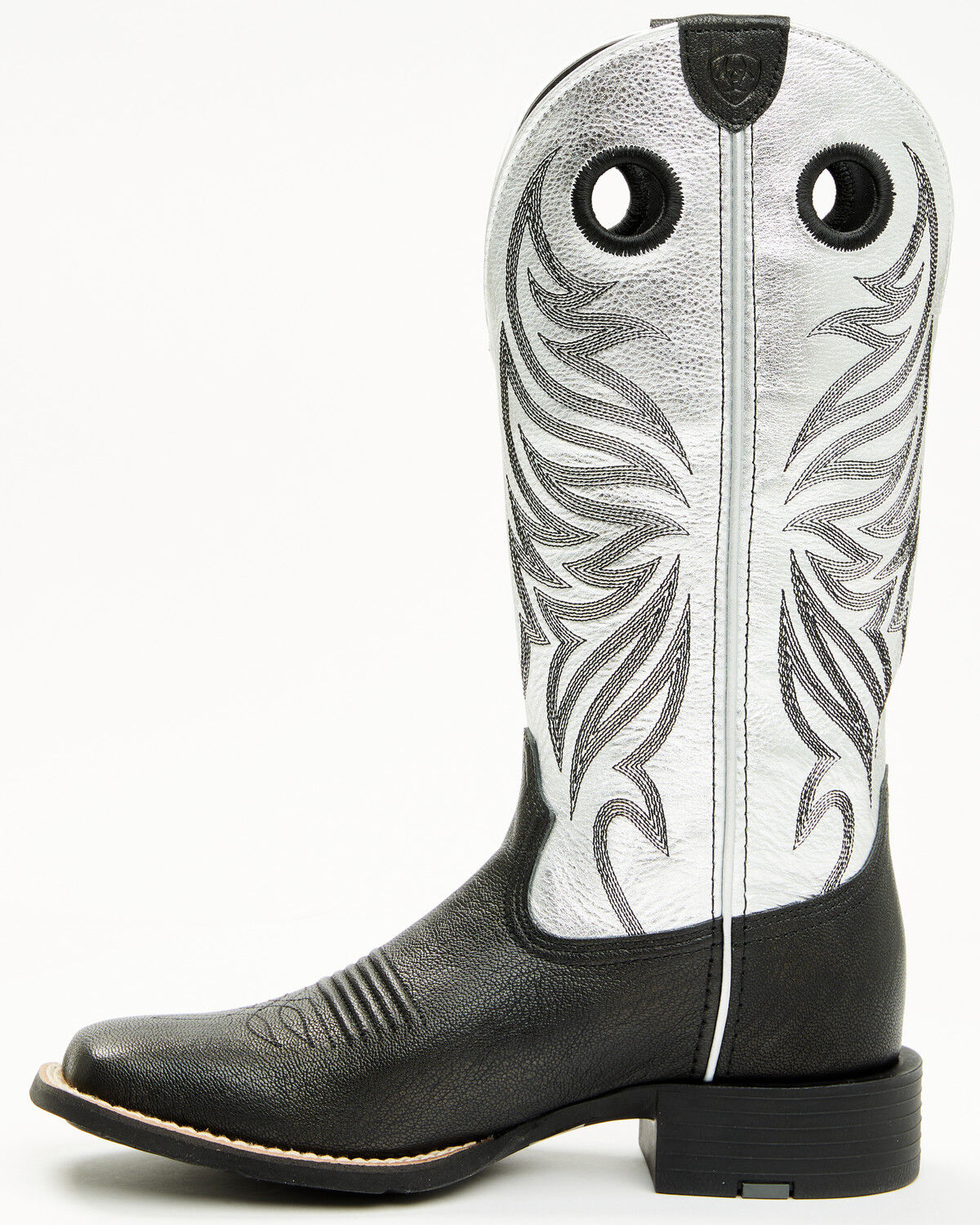 Image #3 - Ariat Women's Ryder Performance Western Boots - Broad Square Toe, Black, hi-res