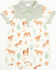 Image #1 - Angel Dear Infant Boys' Cowboy Polo Short Sleeve Onesie, Green, hi-res