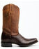 Image #2 - Moonshine Spirit Men's Madison Brown Printed Leather Western Boots - Square Toe , Brown, hi-res
