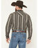 Image #3 - Cody James Men's Harpeth Striped Long Sleeve Snap Western Shirt, Charcoal, hi-res