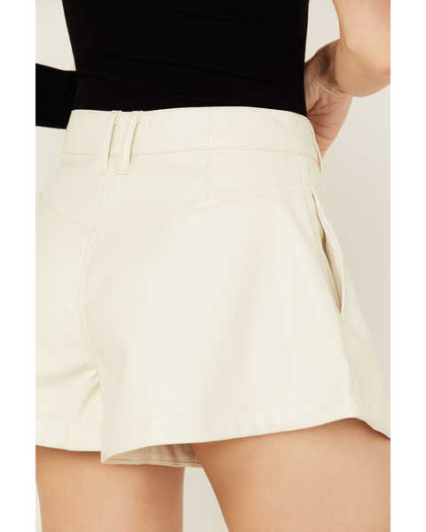 Image #4 - Free People Women's High Rise Free Reign Shorts , White, hi-res