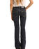 Rock & Roll Denim Girls' Dark Wash Trousers, Blue, hi-res