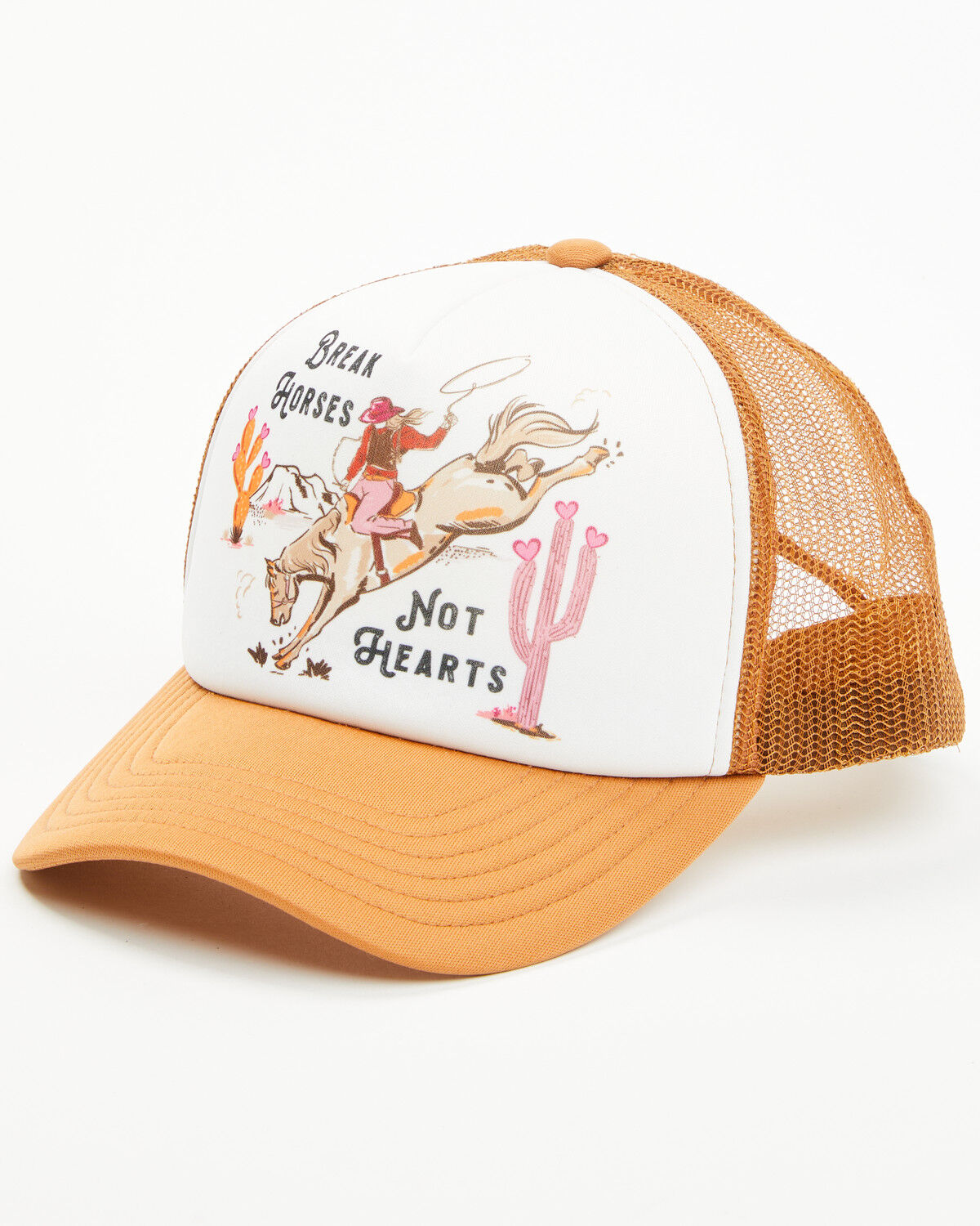 Image #1 - Shyanne Women's Break Horses Not Hearts Ball Cap, Brown, hi-res