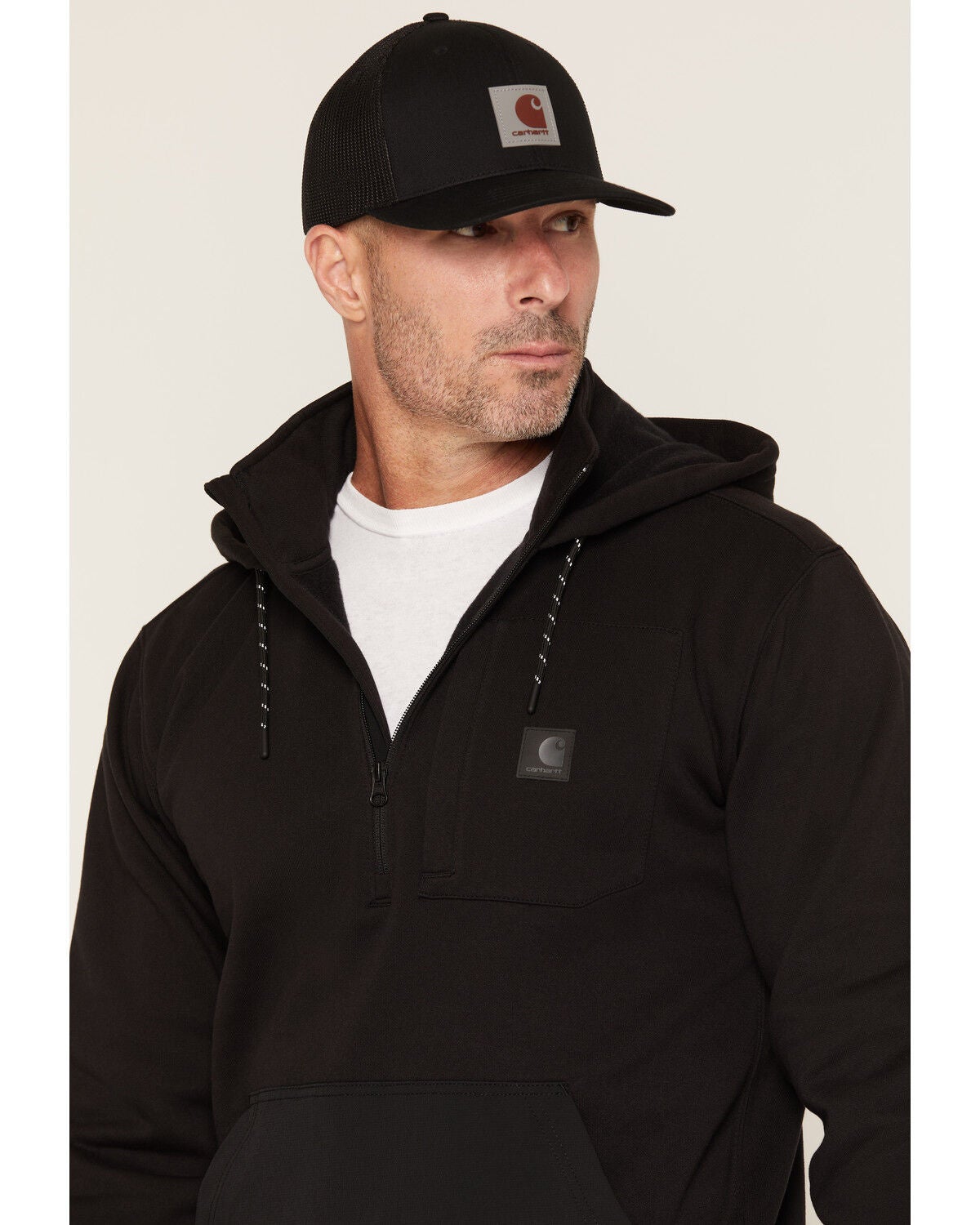 Image #2 - Carhartt Men's Steel Bridgeport Heavy Duty Pullover Sweatshirt, Black, hi-res