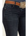 Image #2 - Shyanne Women's Santa Fe Shay Dark Wash Mid Rise Bootcut Riding Jeans, Dark Wash, hi-res