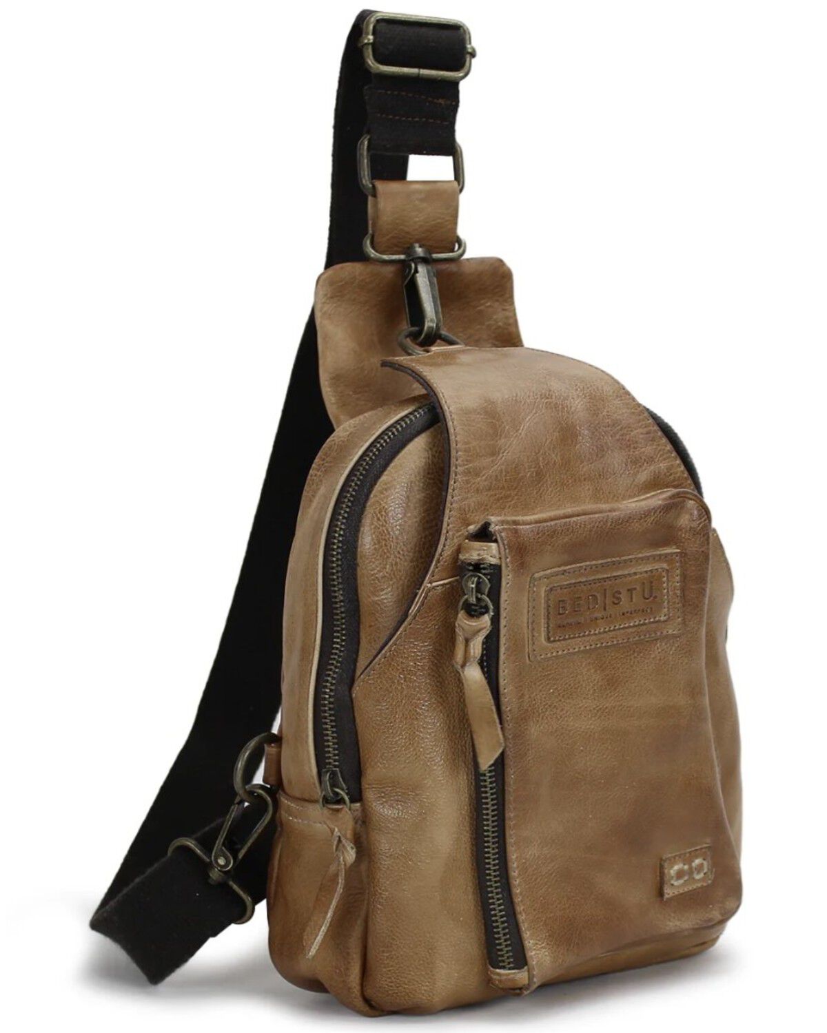 Image #2 - Bed Stu Women's Beau Crossbody, Distressed Brown, hi-res