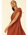 Shyanne Women's Embroidered Summer Dress , Rust Copper, hi-res