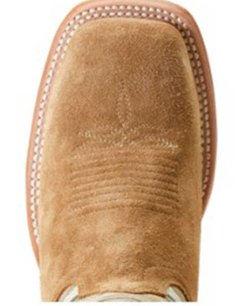 Image #4 - Ariat Women's Frontier Chimayo Southwestern Boots - Broad Square Toe, Beige, hi-res