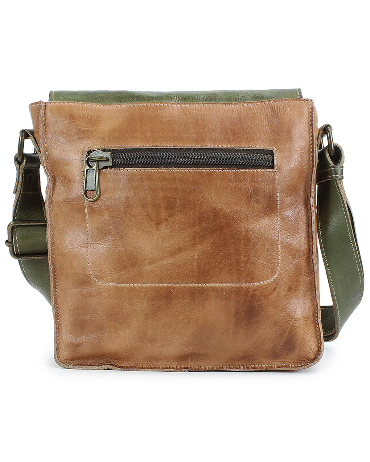 Image #3 - Bed Stu Women's Venice Beach Crossbody Bag, Distressed Brown, hi-res