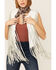 Image #2 - Circle S Women's White Fringe Vest, , hi-res