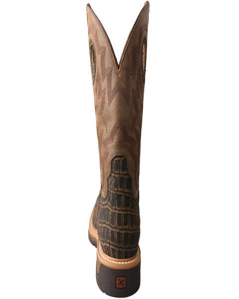 Image #5 - Twisted X Men's Lite Western Work Boots - Alloy Toe, Black, hi-res