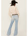 Image #3 - Ariat Women's Jimena Light Wash Perfect Rise Flare Stretch Denim Jeans, Light Wash, hi-res