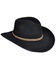 Wind River by Bailey Men's Switchback Black Outback Hat, Black, hi-res