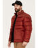 Image #2 - Wrangler ATS Men's All-Terrain Classic Zip-Front Puffer Jacket, Red, hi-res